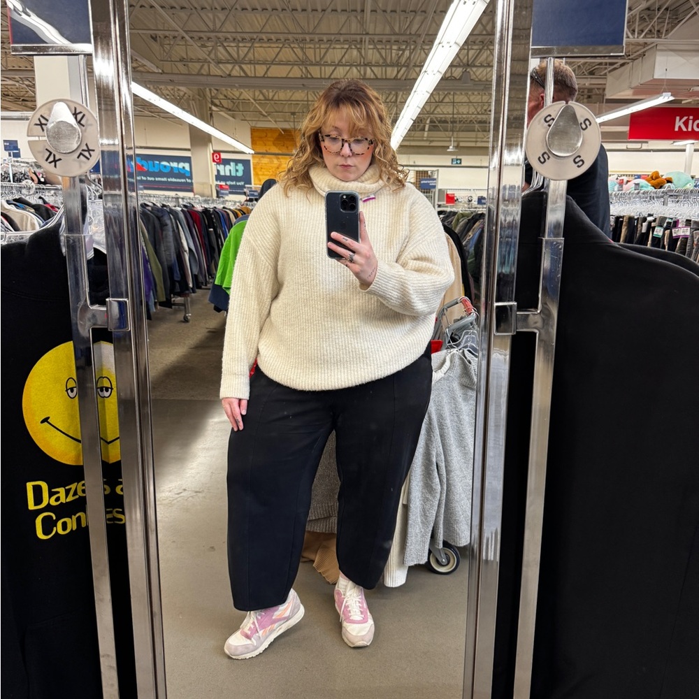 Zara Cream Turtle Neck Sweater